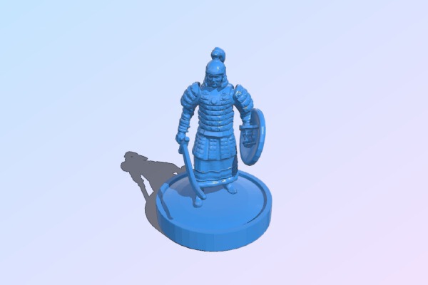 Mongolian Warrior | 3d print model