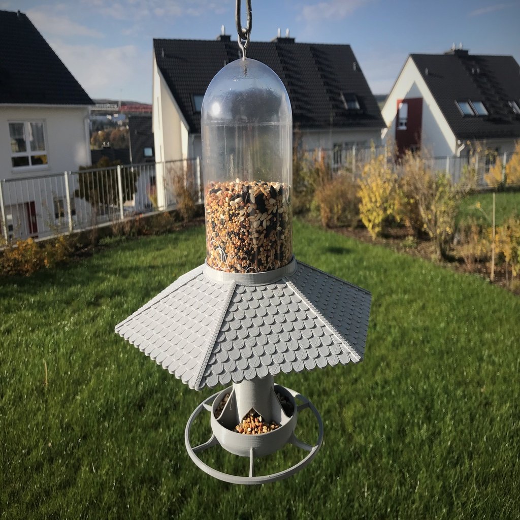 SodaStream Bird Feeder with Roof