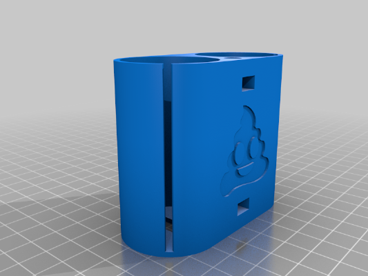 Dog Poo _ Waste Bag Holder (On-Leash) | 3d print model