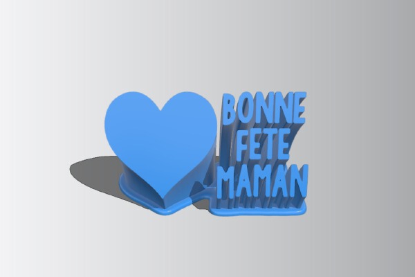 Bonne Fête Maman | 3d print model