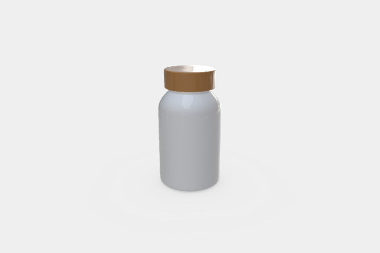 Medicine Bottle Packaging Mockup