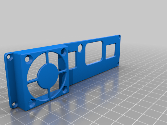 Snapmaker 2.0 PSU Backplate for 40x20mm Fan | 3d print model