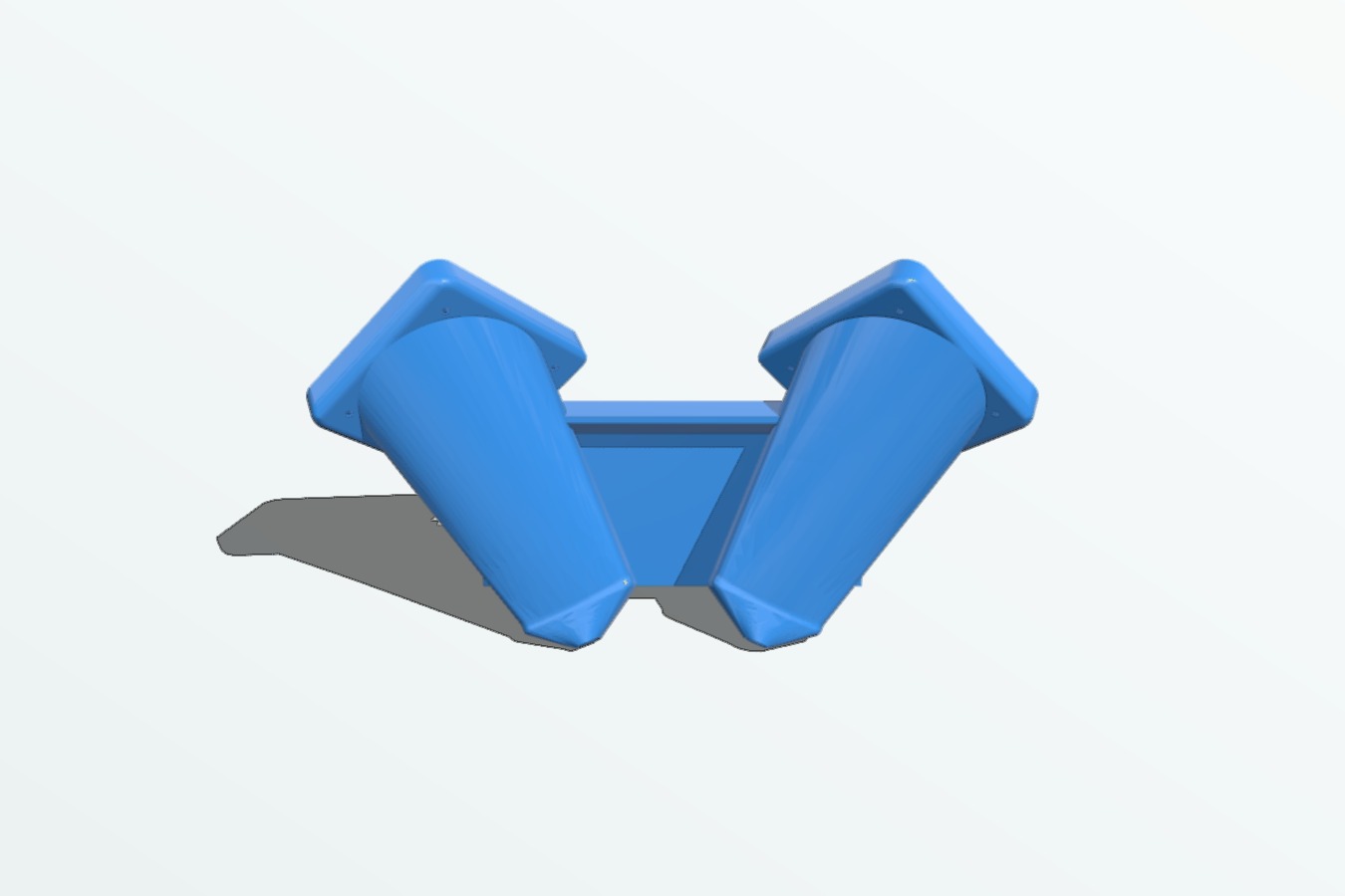  Another Dual  Extruder fan duct  for Geeetech I3 Pro C Dual extruder