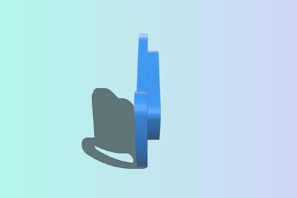 Limit switch mounting plate | 3d print model