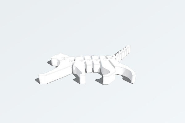 Multi-color Flexi Cat | 3d print model