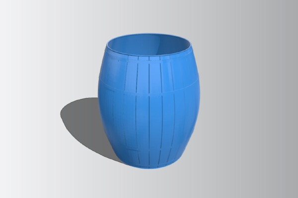 Barrel Pen Cup | 3d print model