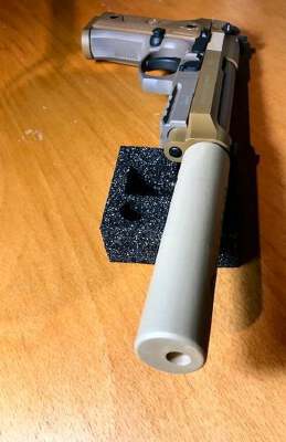 Fake _ Mock Suppressor _ Silencer for Umarex Beretta M9A3 BB Air Pistol | 3d print model