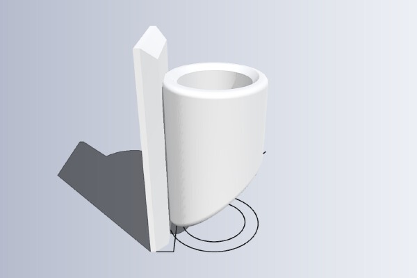 Wacom Intuos Pen Holder (Wall Mount) | 3d print model