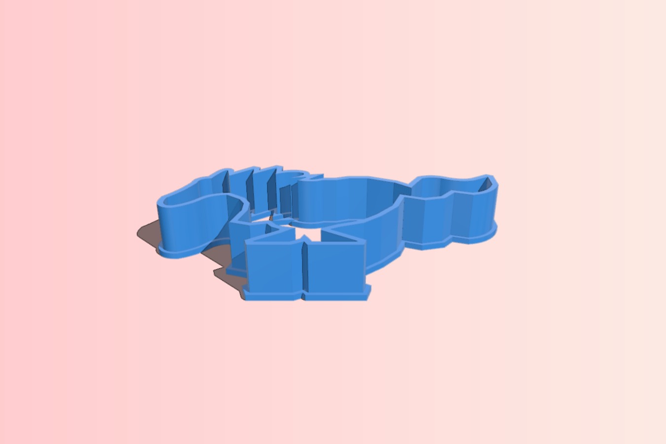 Mervo Mustang Cookie Cutter