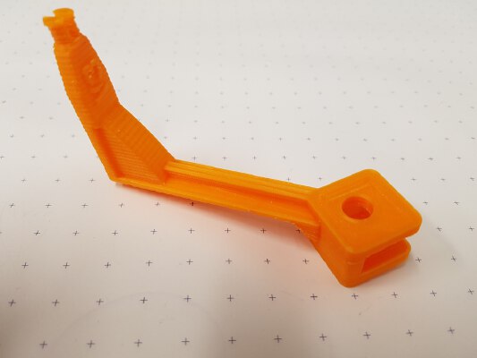 Prusa i3 8mm Acrylic Bed Camera Mount | 3d print model
