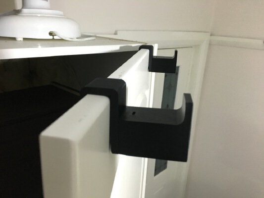Cupboard Towel Hook _ Holder | 3d print model