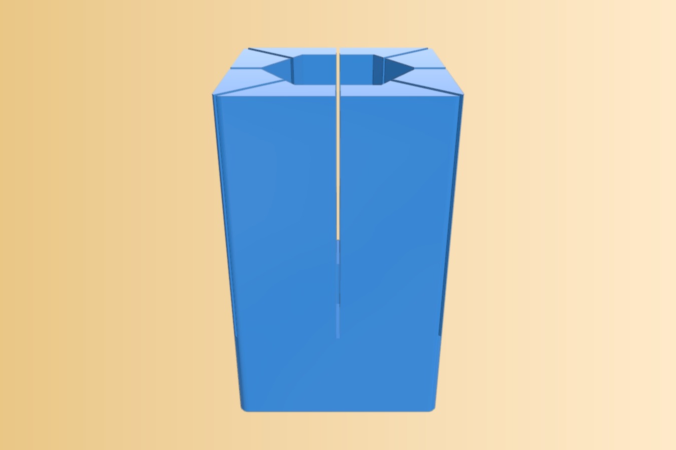 Square tube expansion plug
