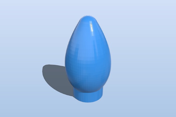 C7 Style Christmas tree light lense | 3d print model