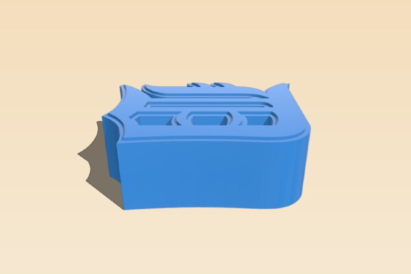 Detroit Tigers Old English D | 3d print model
