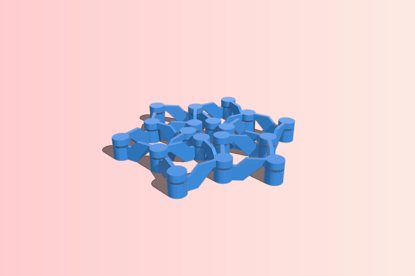 Print in Place Expanding Circular Linkage