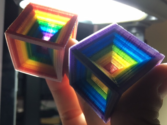 Test Cubes for Full Color FDM Printing | 3d print model