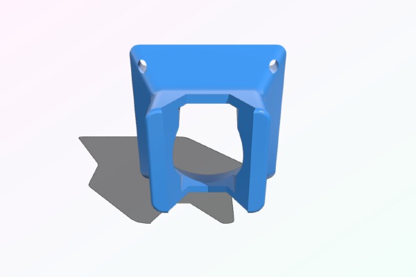 Hexagon Hot End Fan Duct 40x40mm | 3d print model
