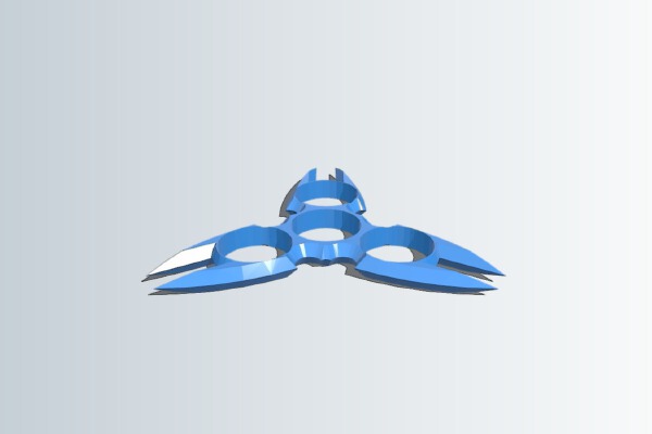 Sharp Fidget Spinner | 3d print model