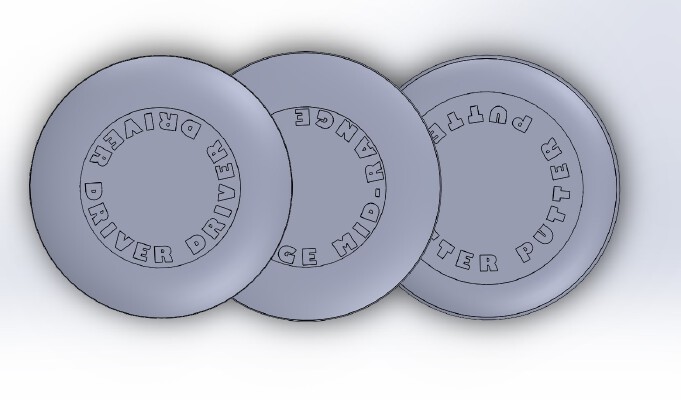 Disc Golf Set | 3d print model