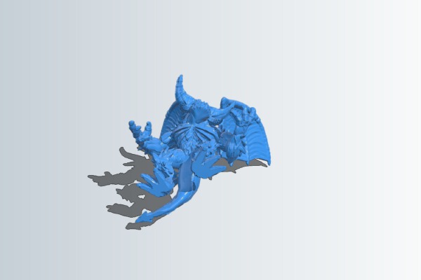 Winged greater demon | 3d print model