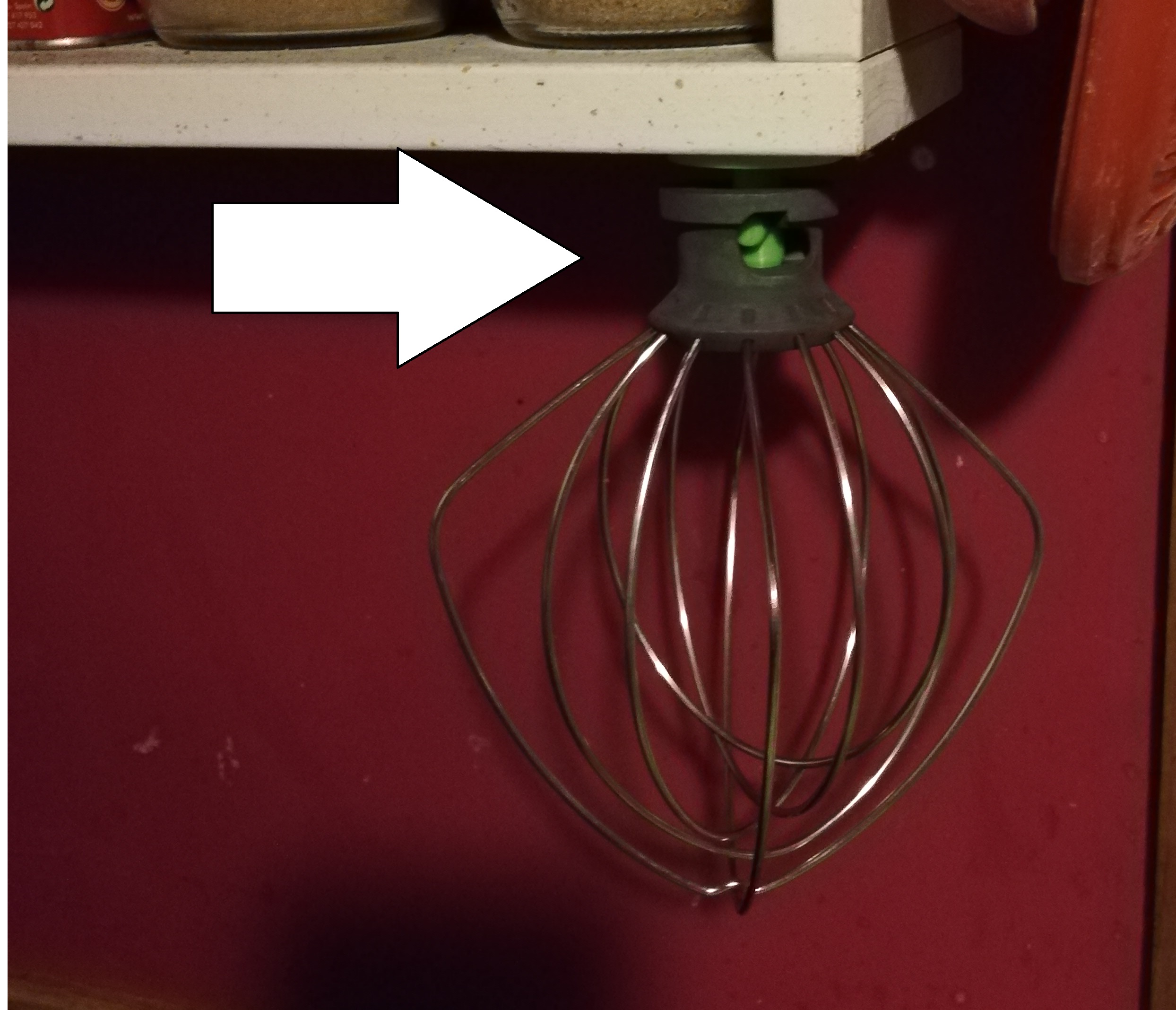 shelf mount for kitchen aid ... thingies