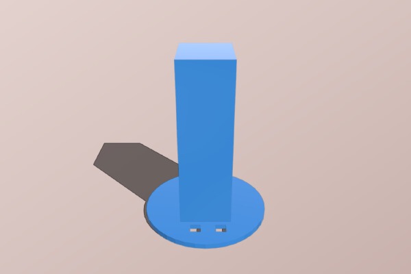 Wyze Sense Cylindrical Recessed Bracket | 3d print model