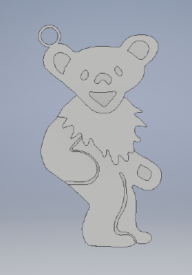 Grateful Dead Dancing Bears | 3d print model