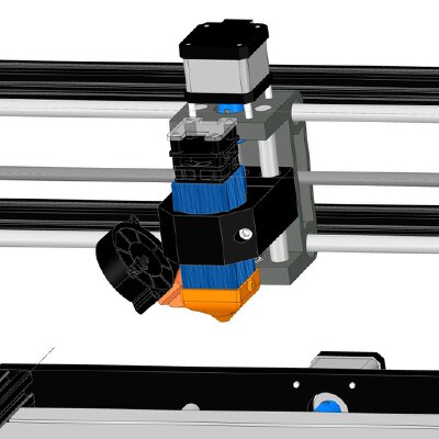 Air Assist for fixed focus Diode Laser (33x33) | 3d print model