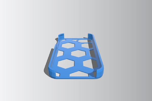 Hexagon iPhone4 Case | 3d print model