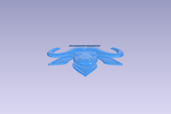 Buffalo head | 3d print model