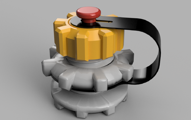 Filament Enclosure Tap Cap Leash | 3d print model