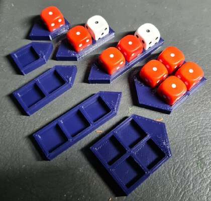 The Life Boat - Simple Wound Tracker _ Marker _ Counter | 3d print model