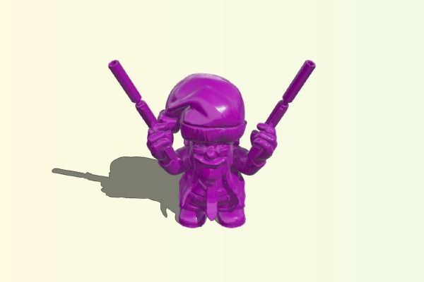 Santa Little Helper | 3d print model