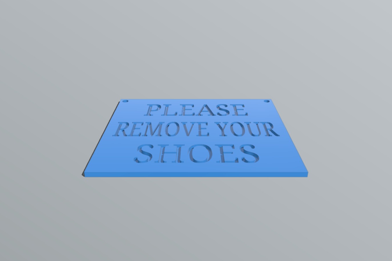 Sign - Please Remove Your Shoes