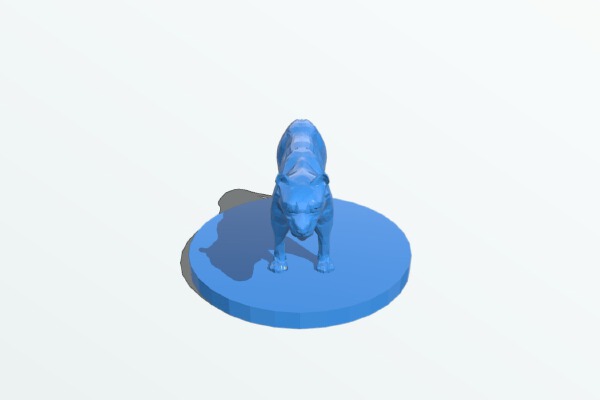 D&D Tiger Mini | 3d print model
