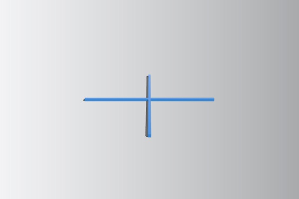 Calibration cross | 3d print model