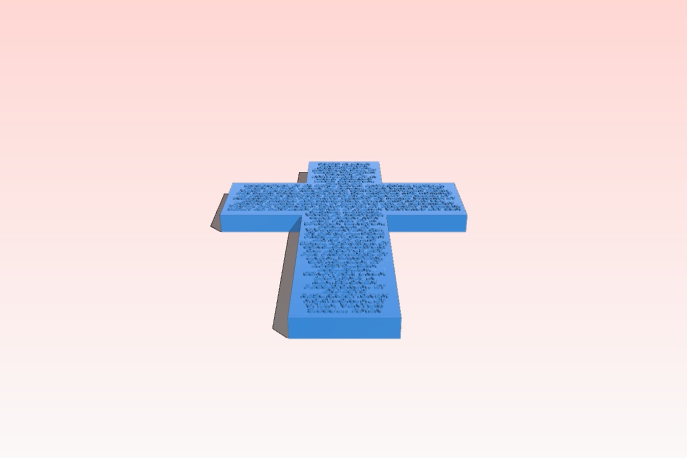 Hangable Christian Cross: Nicean Creed