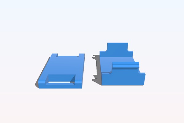 Clip holding the ribbon cable CISS | 3d print model