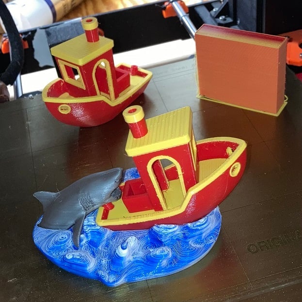 Jaws Attack on Benchy - Split model | Files to download and to 3D print ...