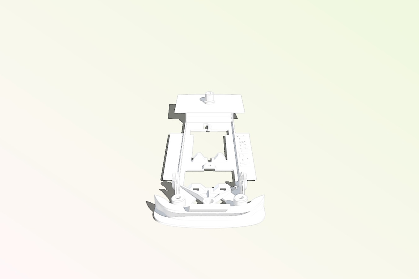 Scalextric DPR Compatible Chassis for SCX NASCAR CoT (Ford Fusion)