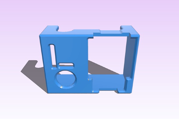 gopro 4 case for drone racing | 3d print model