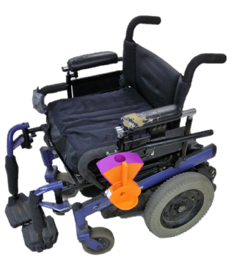 Wheelchair-Mounted Dog Treat Dispenser | 3d print model