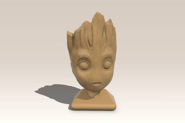 Groot Head Planter | 3d print model