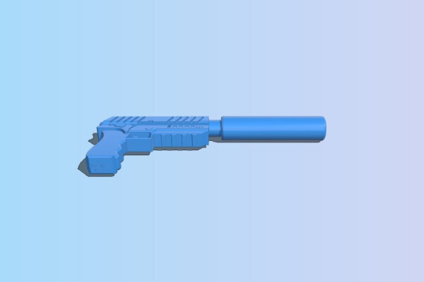 Silinced Pistol from Fortnite | 3d print model