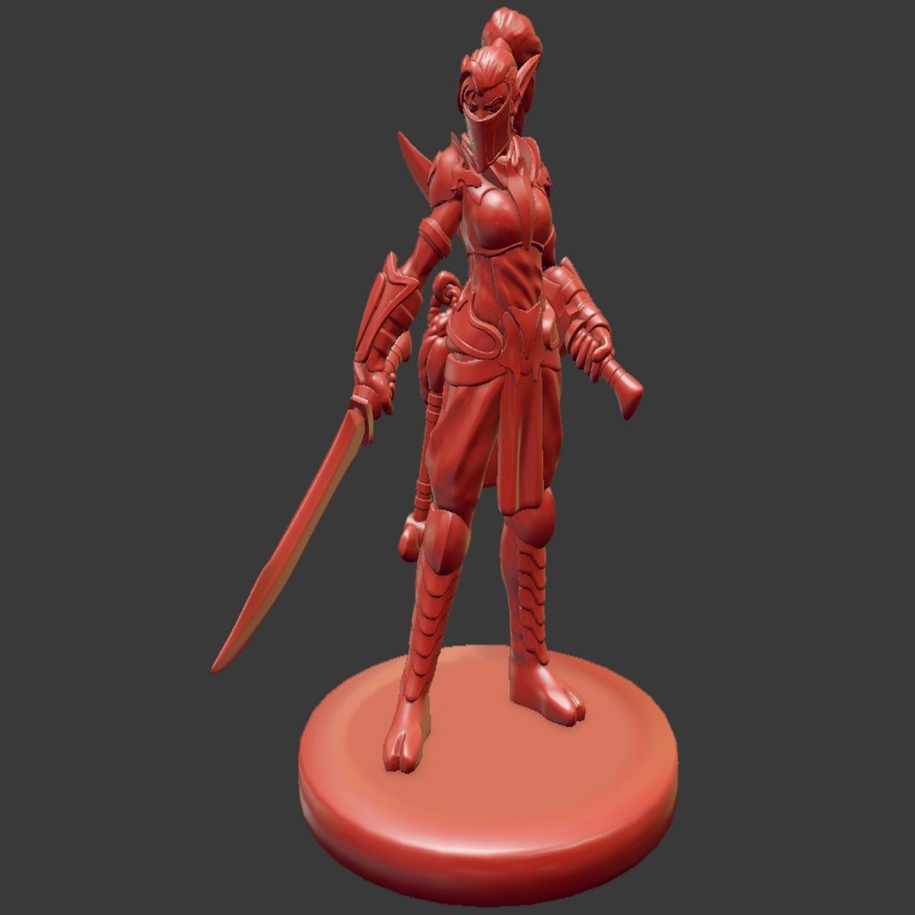 Elf Ninja Miniature