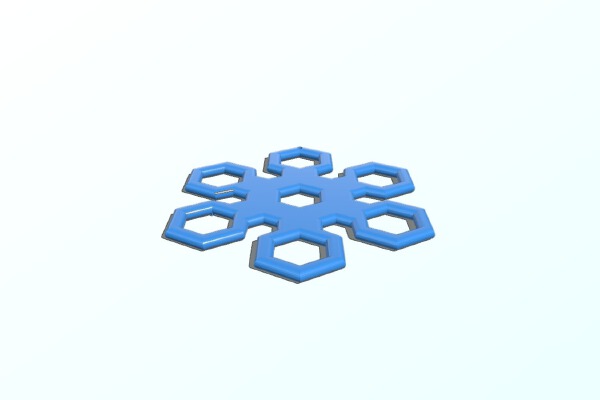 Snow Flake 025 | 3d print model