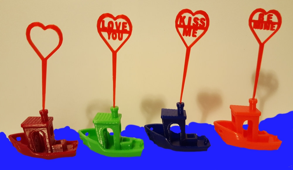 Valentine toothpicks