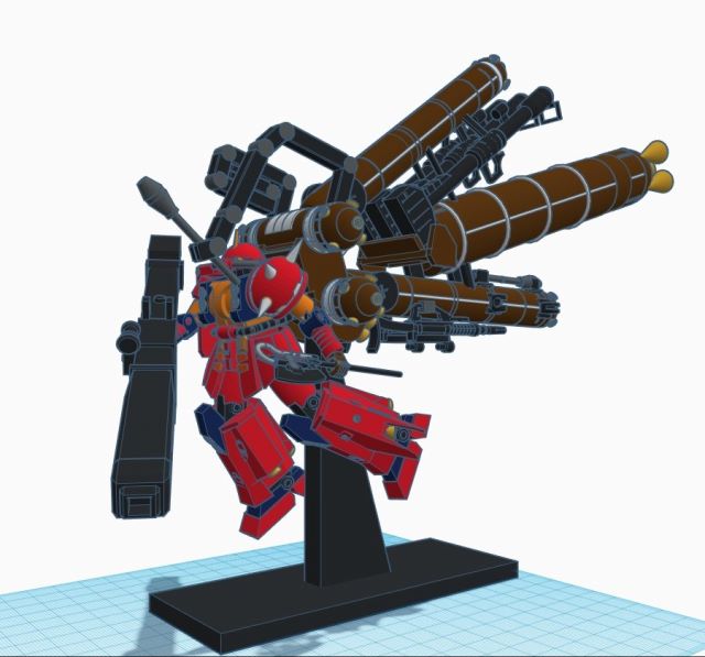 psycho zaku (@ gundam thunderbolt)