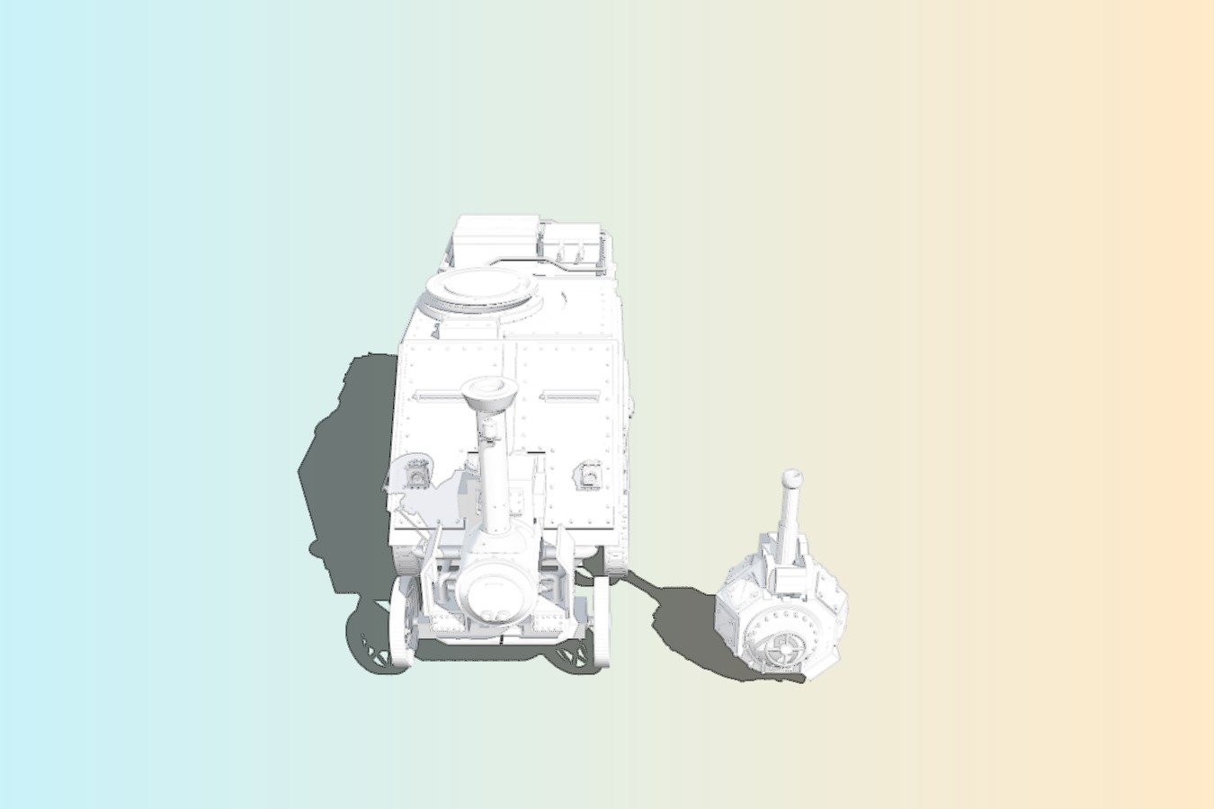 mk2 - steam tank - for AoS free guilds - alternative miniature