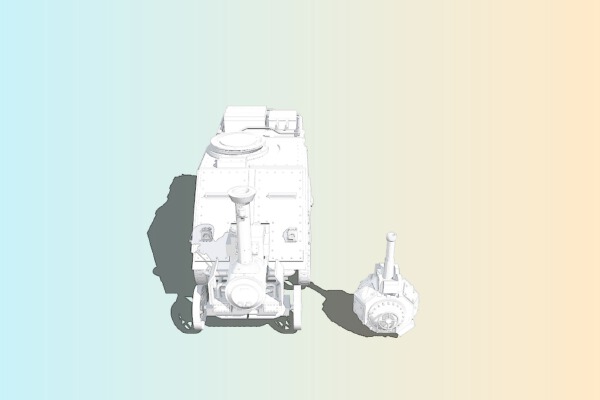 mk2 - steam tank - for AoS free guilds - alternative miniature | 3d print model